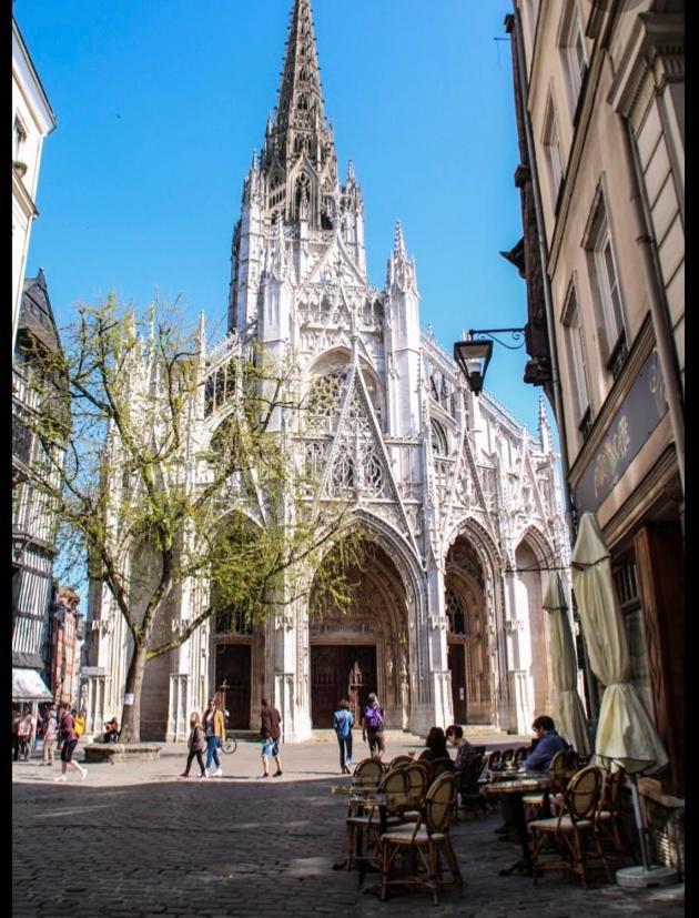 Ferienwohnung La Roseraie Rouen Exterior foto